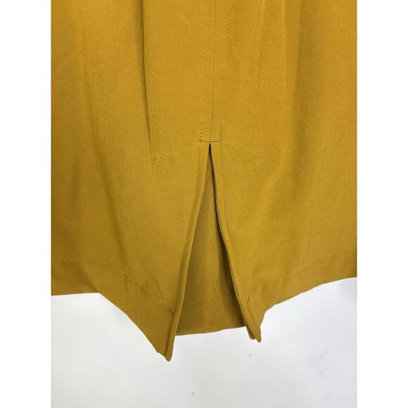 Athleta Skirt Womens 14 Venice Cargo Skirt Mustard Athletic Golf Stretch Waist - Picture 8 of 8